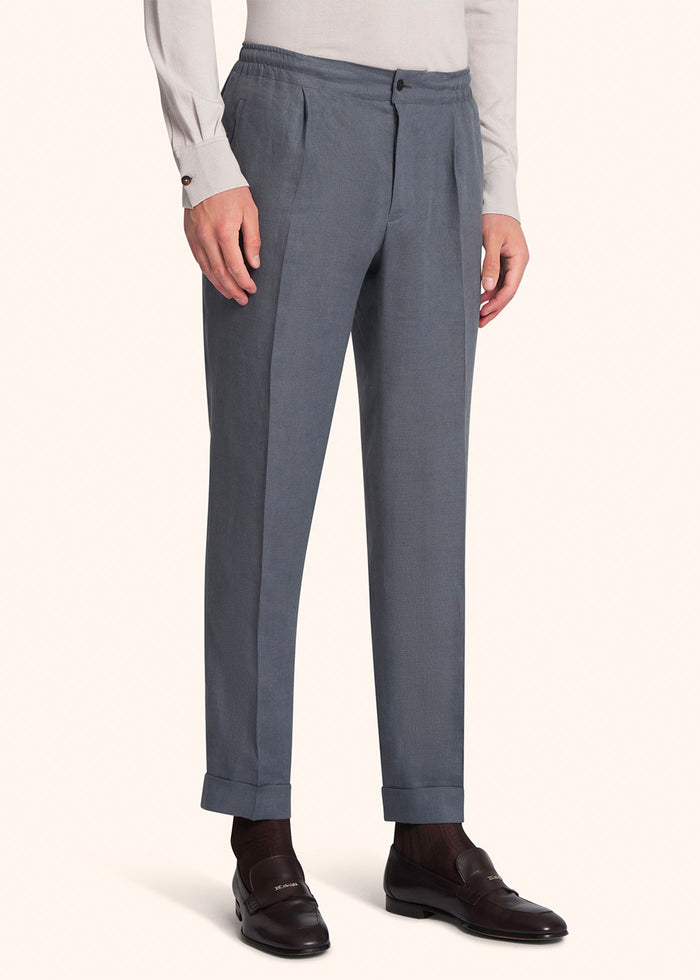 TROUSERS LINEN Grey