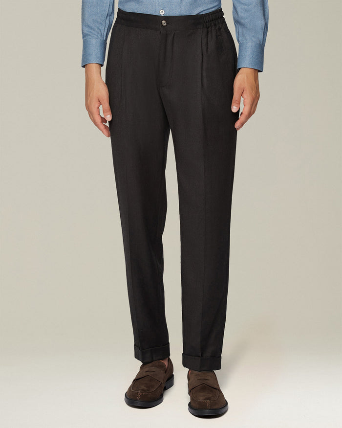 TROUSERS VIRGIN WOOL Brown