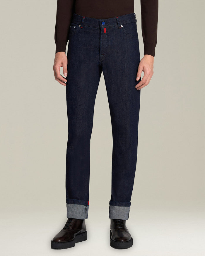 TROUSERS COTTON Indigo Elastane Jean