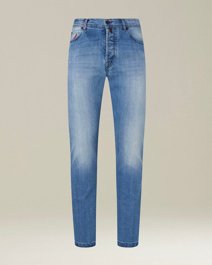 TROUSERS COTTON Indigo Elastane Jean