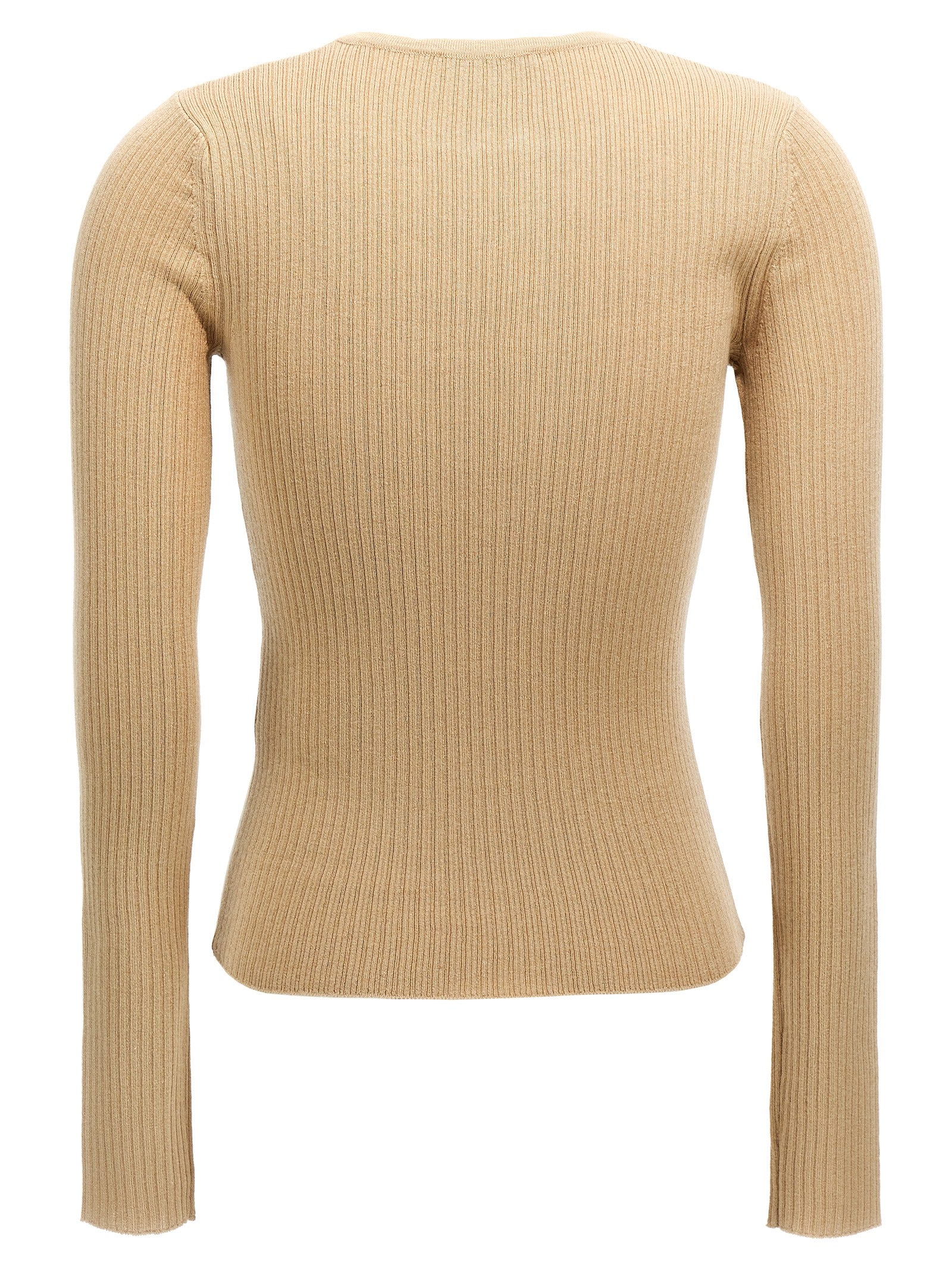Urlo sweater Beige Silk Cachemire Sweater, Cardigans