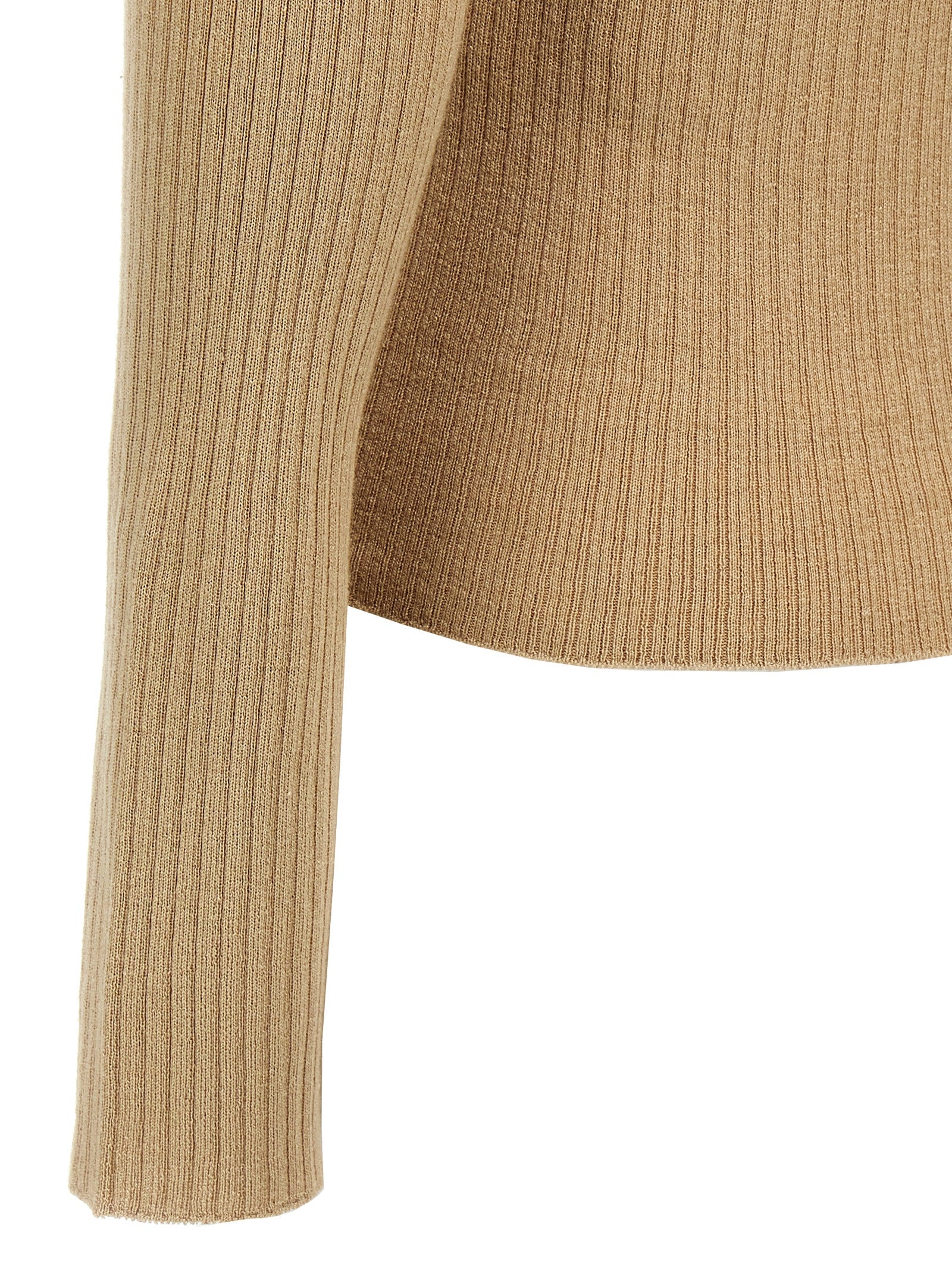 Urlo sweater Beige Silk Cachemire Sweater, Cardigans