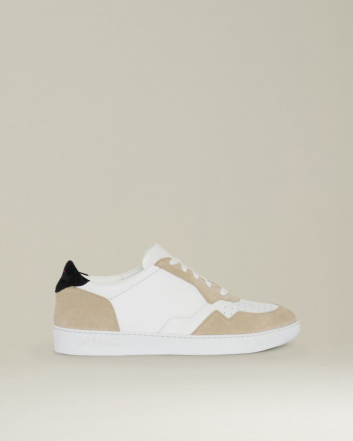 SNEAKERS CALFSKIN White/black Shoe
