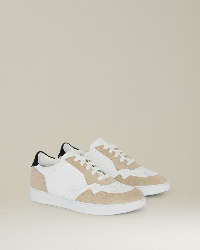 SNEAKERS CALFSKIN White/black Shoe
