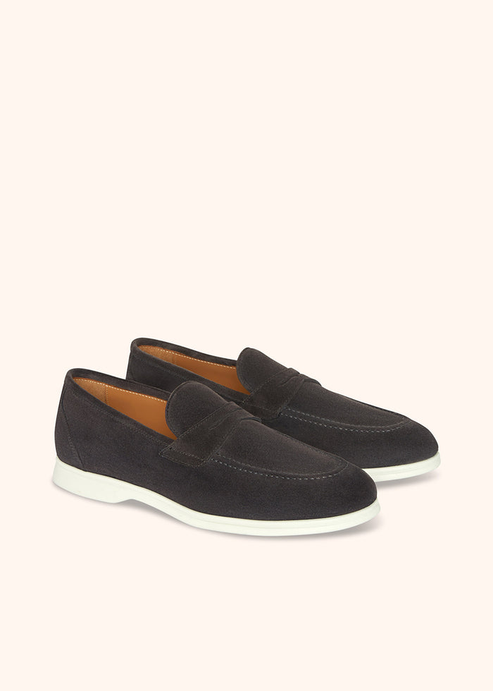 MOKA - LOAFER CALFSKIN Anthracite Lining Shoe