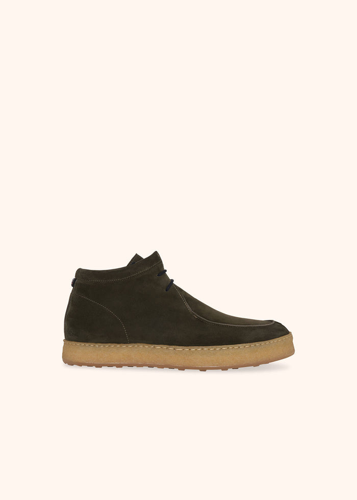 ANKLE SHOES CALFSKIN Military Green Lining