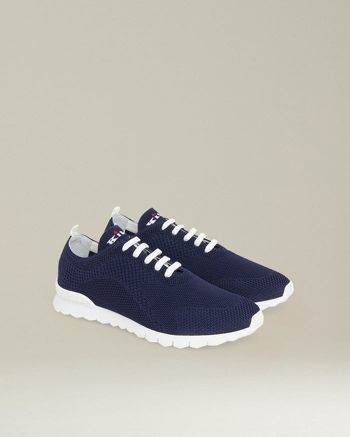 FITS - SNEAKERS COTTON Navy Blue Lining Calfskin Shoe