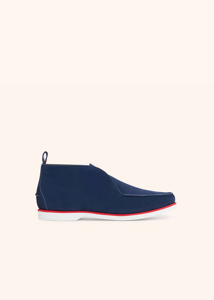 ANKLE SHOES CALFSKIN Royal Blue Lining