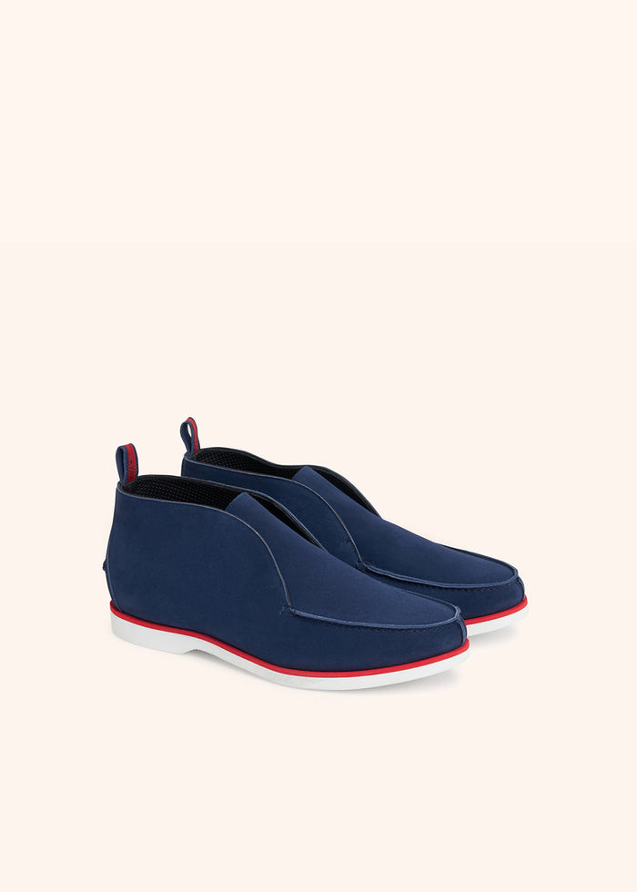 ANKLE SHOES CALFSKIN Royal Blue Lining