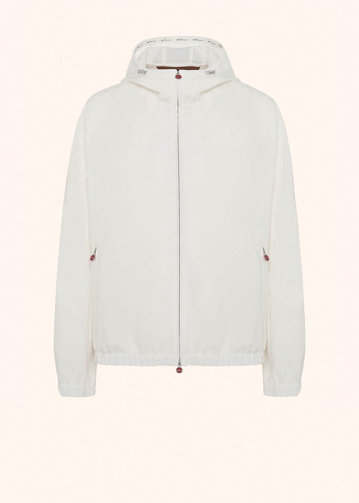 BLOUSON LINEN White Outerwear