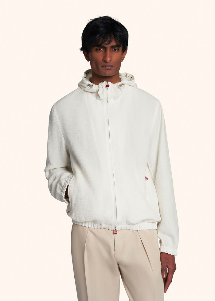 BLOUSON LINEN White Outerwear