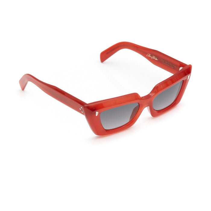 Cutler And Gross 1408 B1 Tomato Rosso Acetato Occhiali Sole