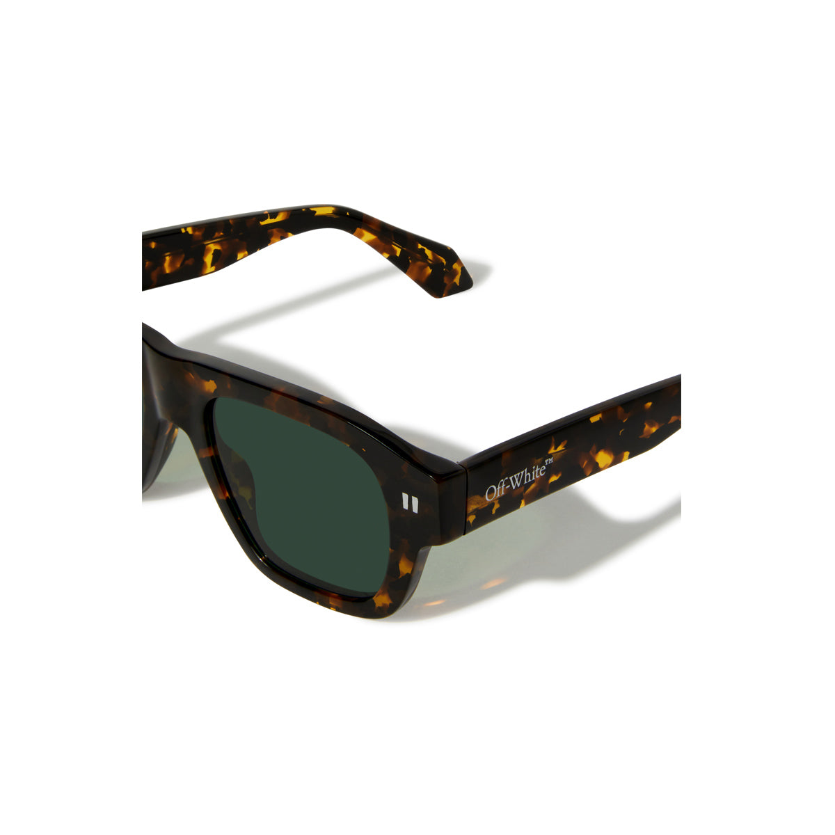 Off White OERI134 PROVIDENCE 6055 Havana Green Marrone Acetate Occhiali Da Sole
