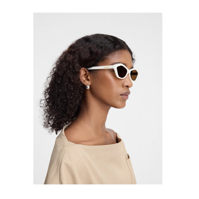 Jacquemus Les lunettes Bambino JAC42 C3 White Bianco Acetate Occhiali Sole