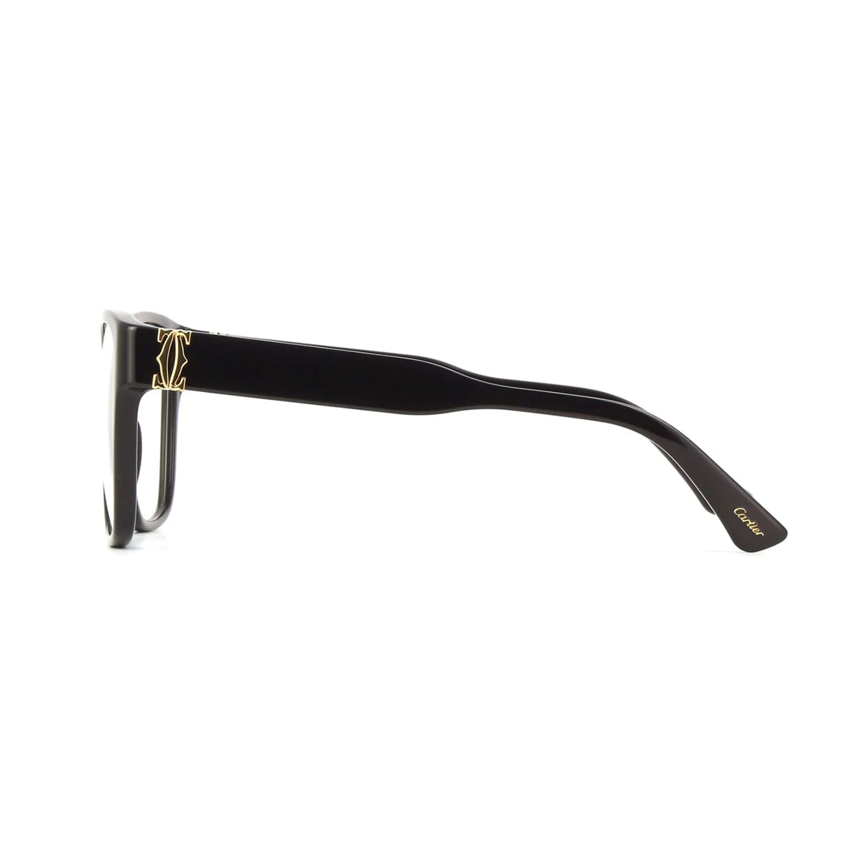CT0451O C de Cartier 001 Black Nero Acetate Occhiali Vista