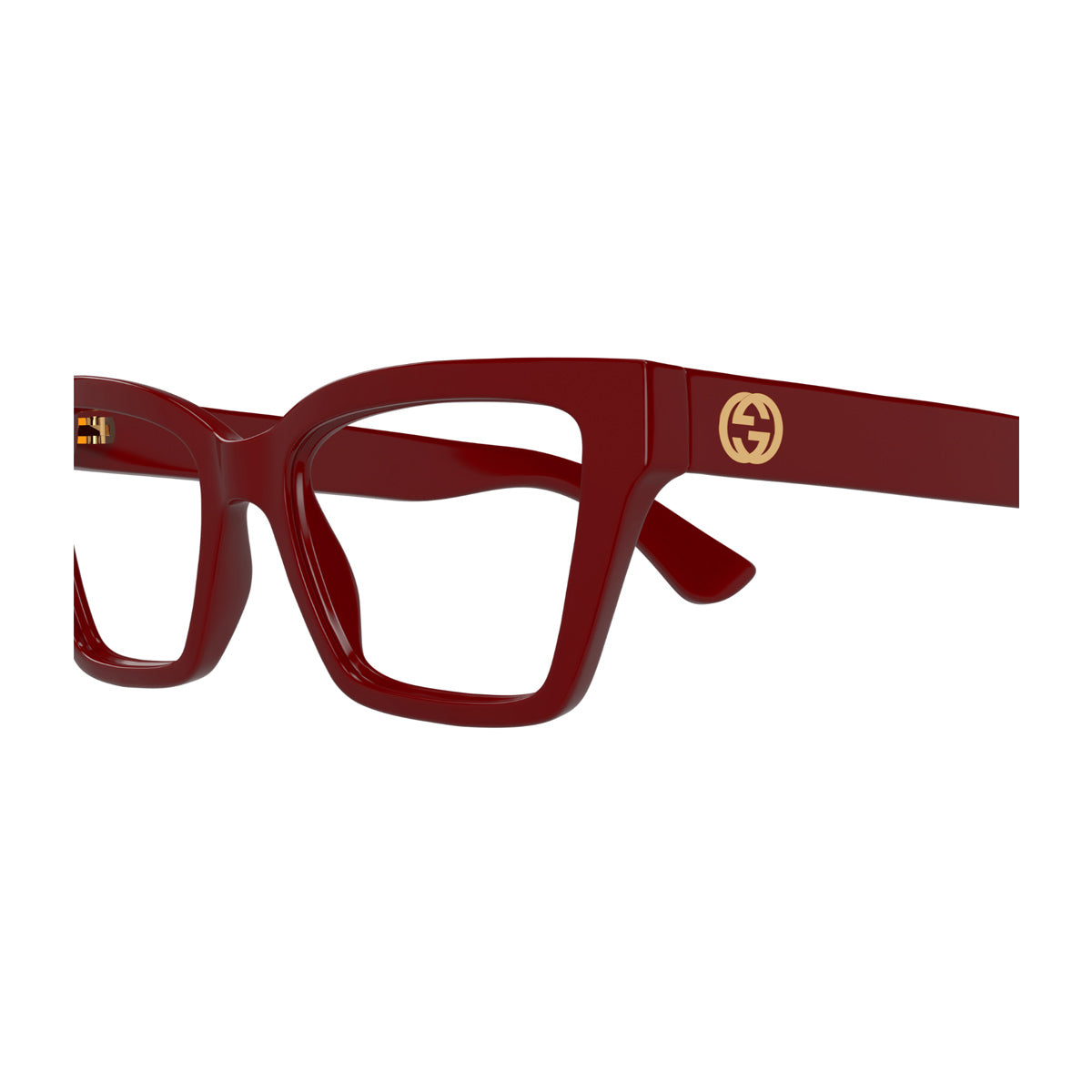 Gucci GG1715O Linea GG LOGO 003 Burgundy Rosso Acetate Occhiali Da Vista