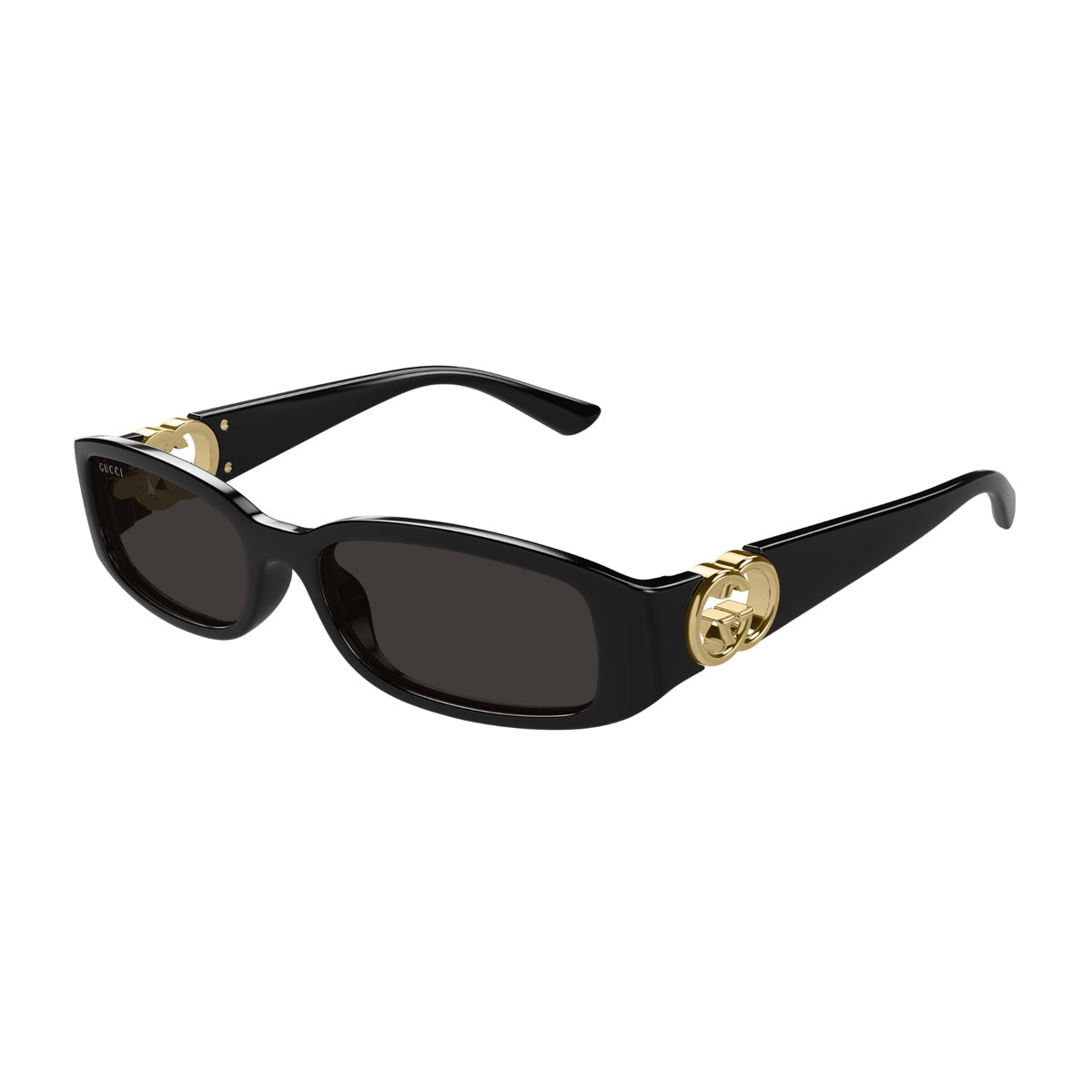 Gucci GG1661S Linea GG Logo 001 Black Grey Nero Injected Occhiali Da Sole