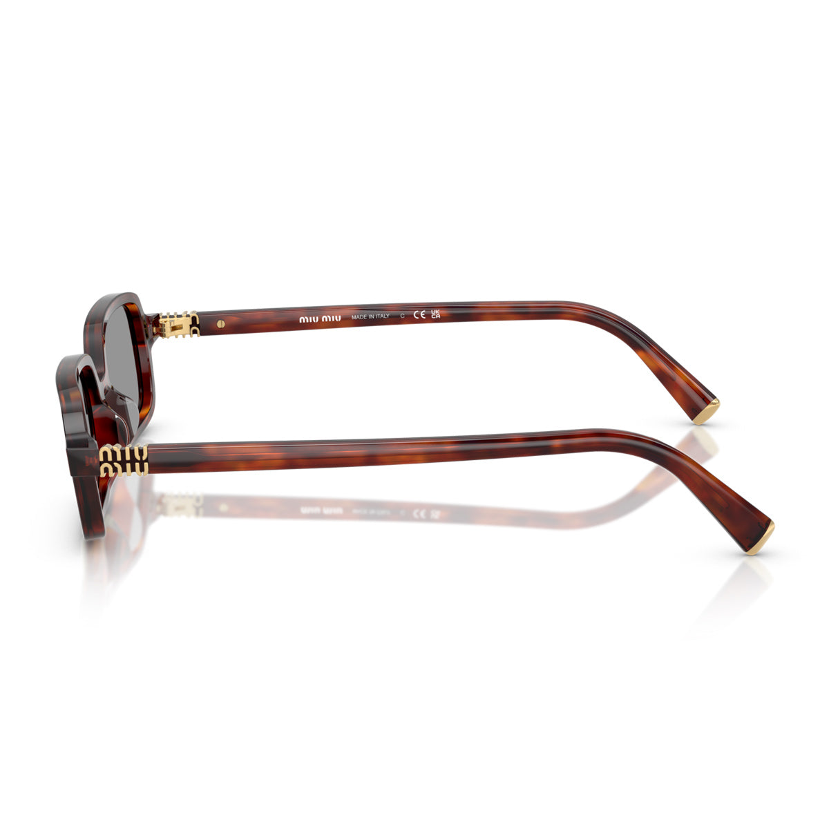Miu 0MU 11ZS 21C40O Havana Mahogany Marrone Acetate Occhiali Da Sole