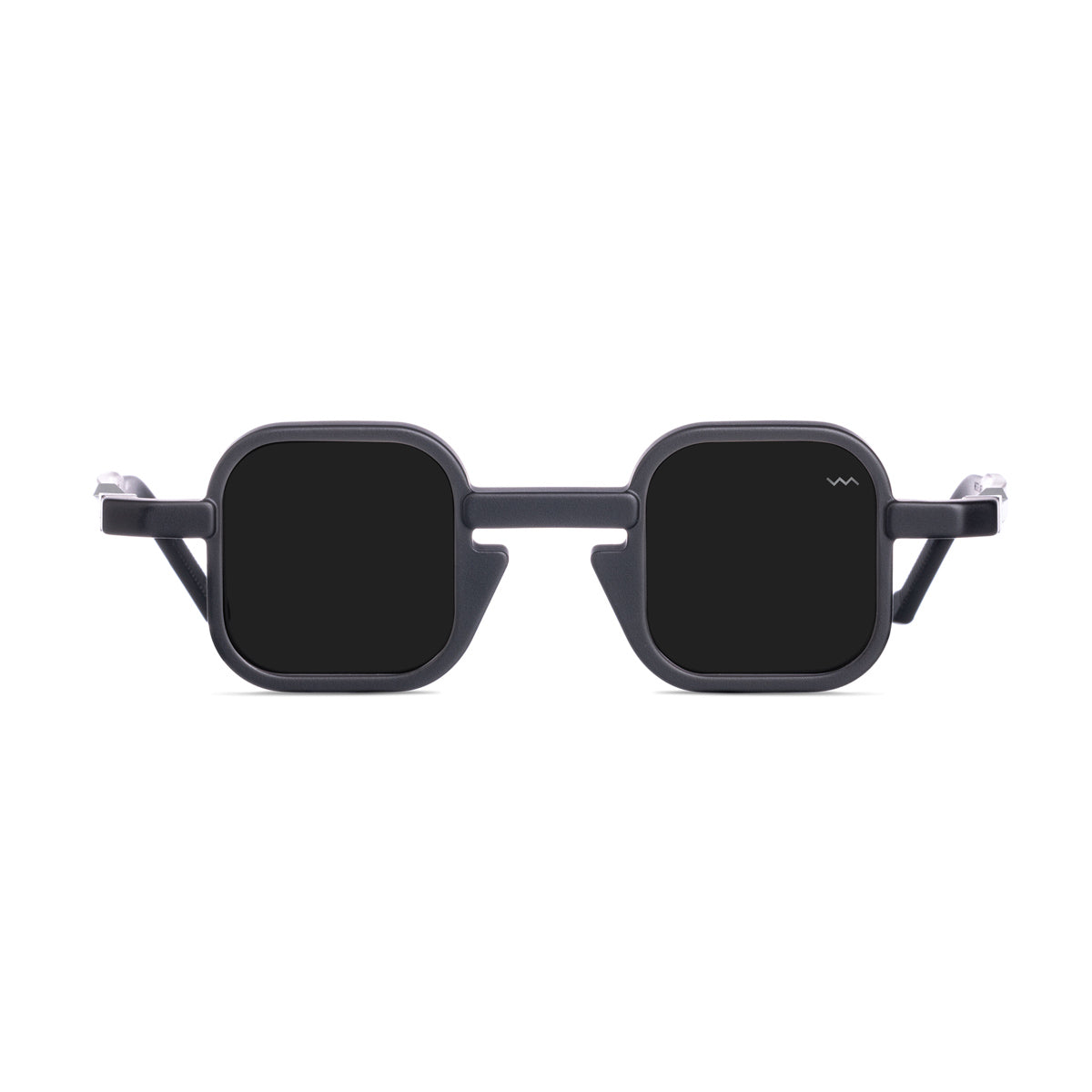 WL0067 White Label BLACK MATTE Nero 1005 Bio-acetate Occhiali Sole