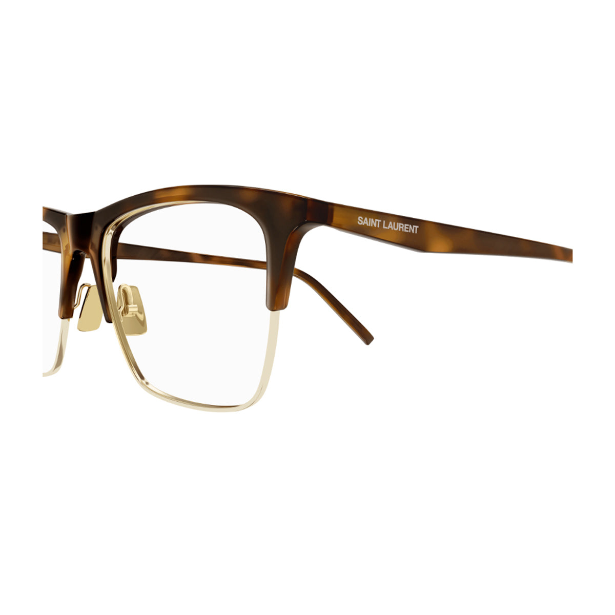 Saint Laurent SL 786 Linea Logo 001 Havana Acetate/metal Occhiali Da Vista