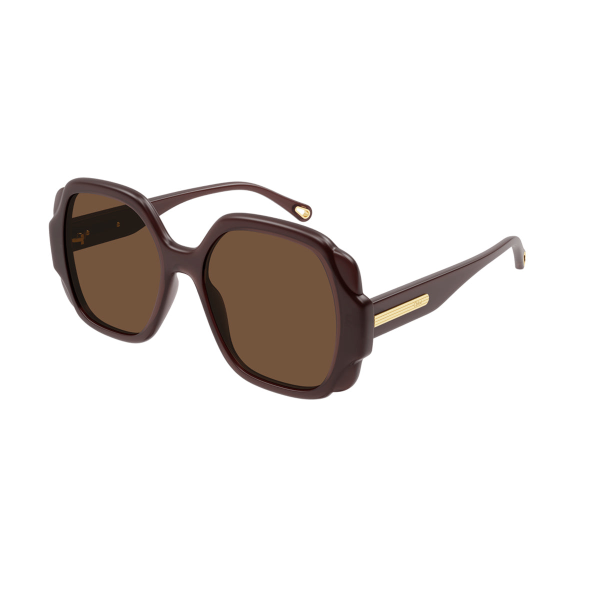 CH0121S 001 Marrone Bio-nylon Occhiali Sole