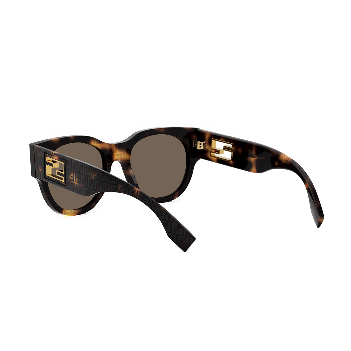 FE40147I 55E Havana-Serigrafato Marrone Acetate Occhiali Da Sole