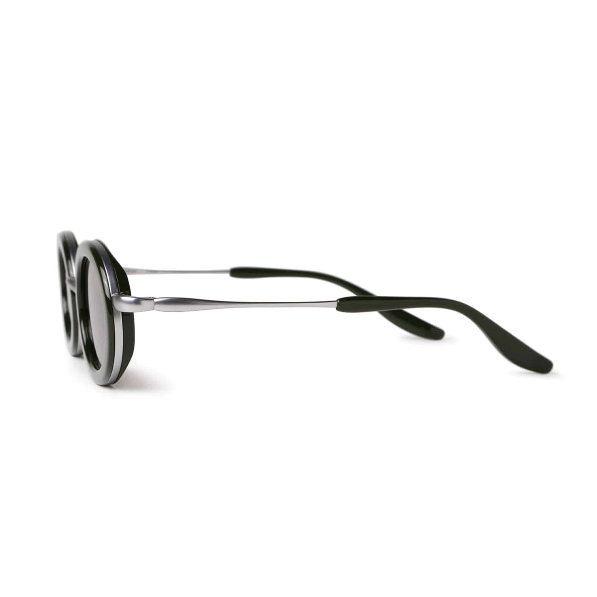 Projekt Produkt P12 HMCC5 C9MWG Dark Green Matt White Gold Verde Acetate/metal Occhiali Da Sole