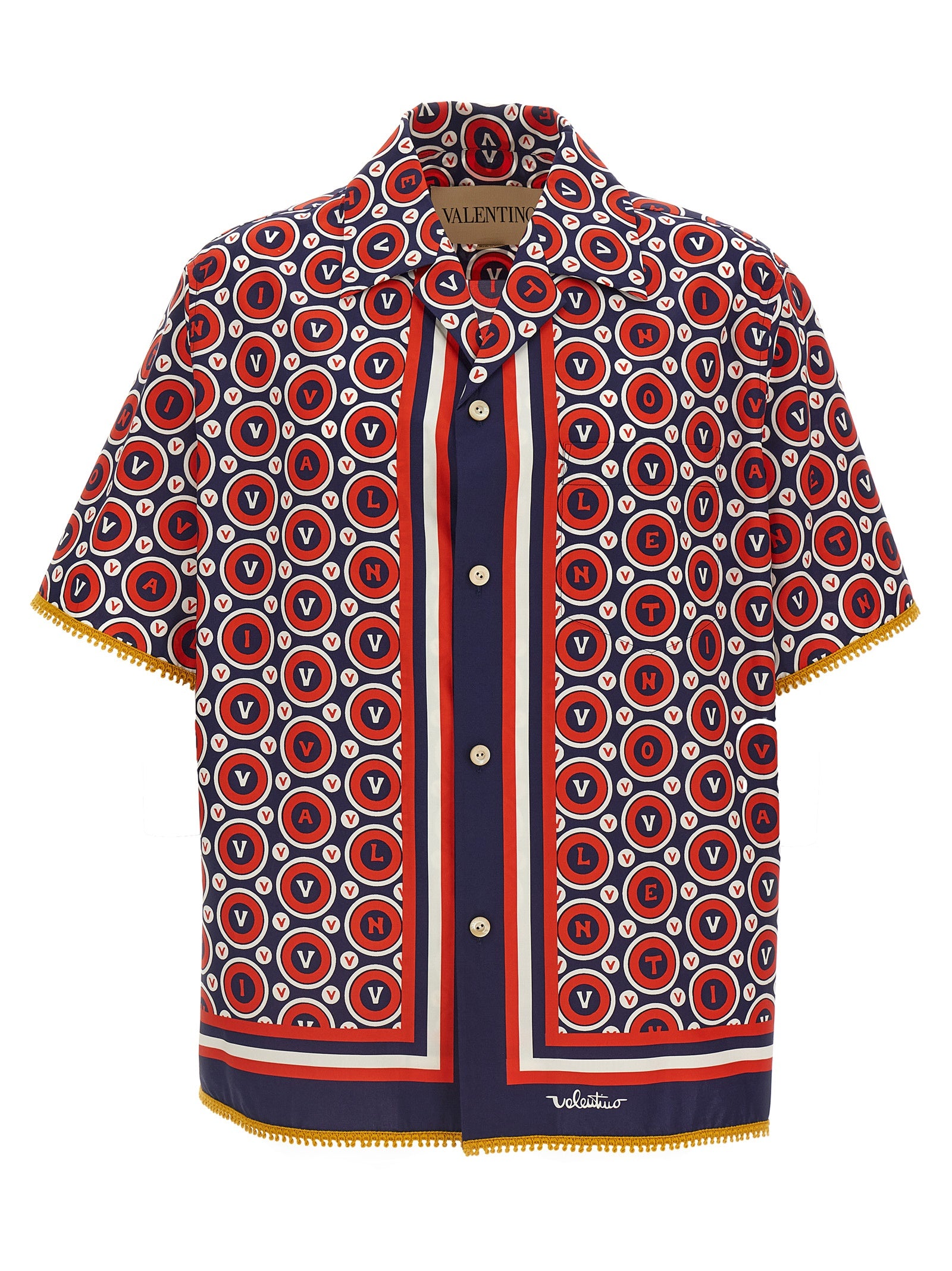 Valentino Garavani Bulles Royales shirt Multicolor Cotton Shirt, Blouse