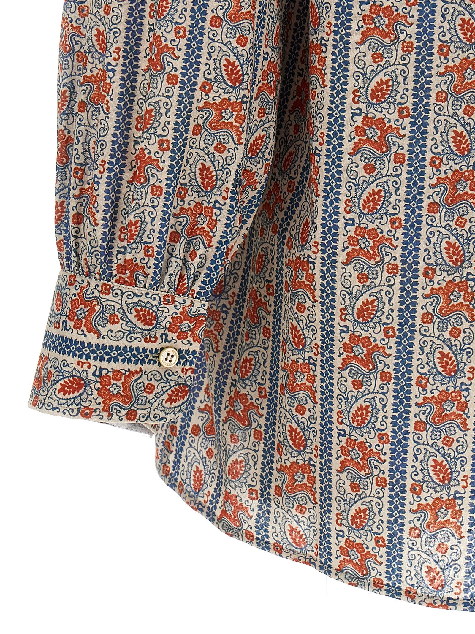 Valentino Garavani Voyage Imaginaire shirt Multicolor Cotton Shirt, Blouse