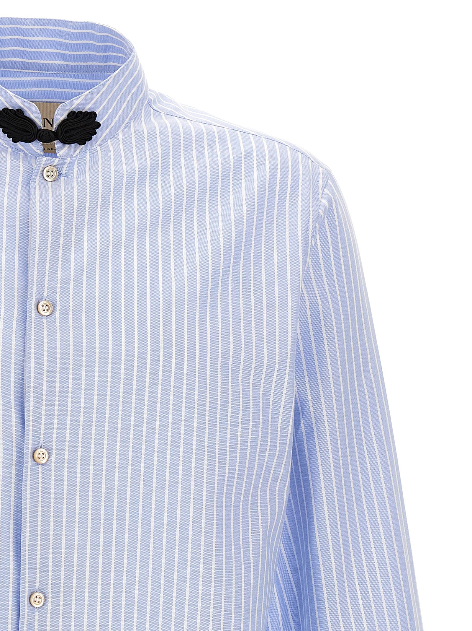 Valentino Garavani striped shirt Light Blue Cotton Shirt, Blouse