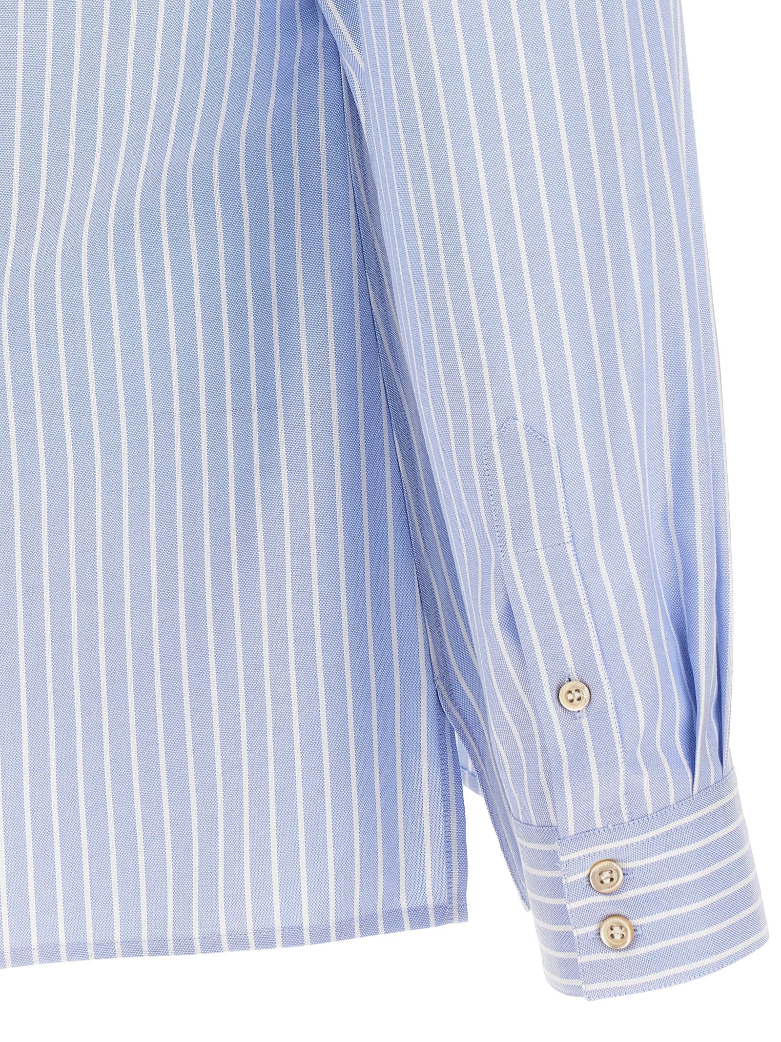 Valentino Garavani striped shirt Light Blue Cotton Shirt, Blouse