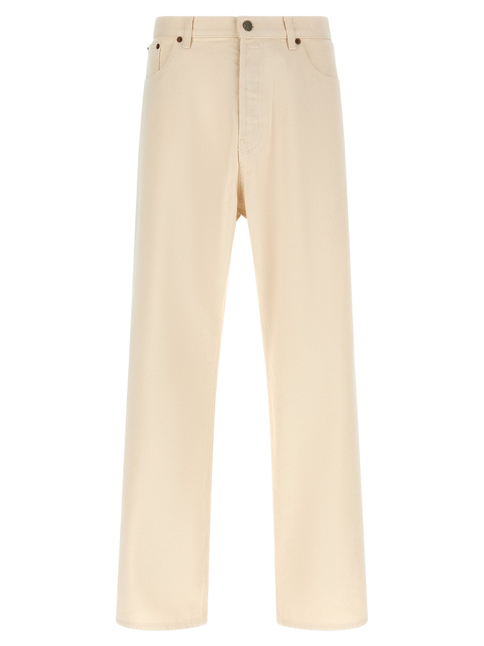 Jeans Valentino Garavani VGold Beige Cotton