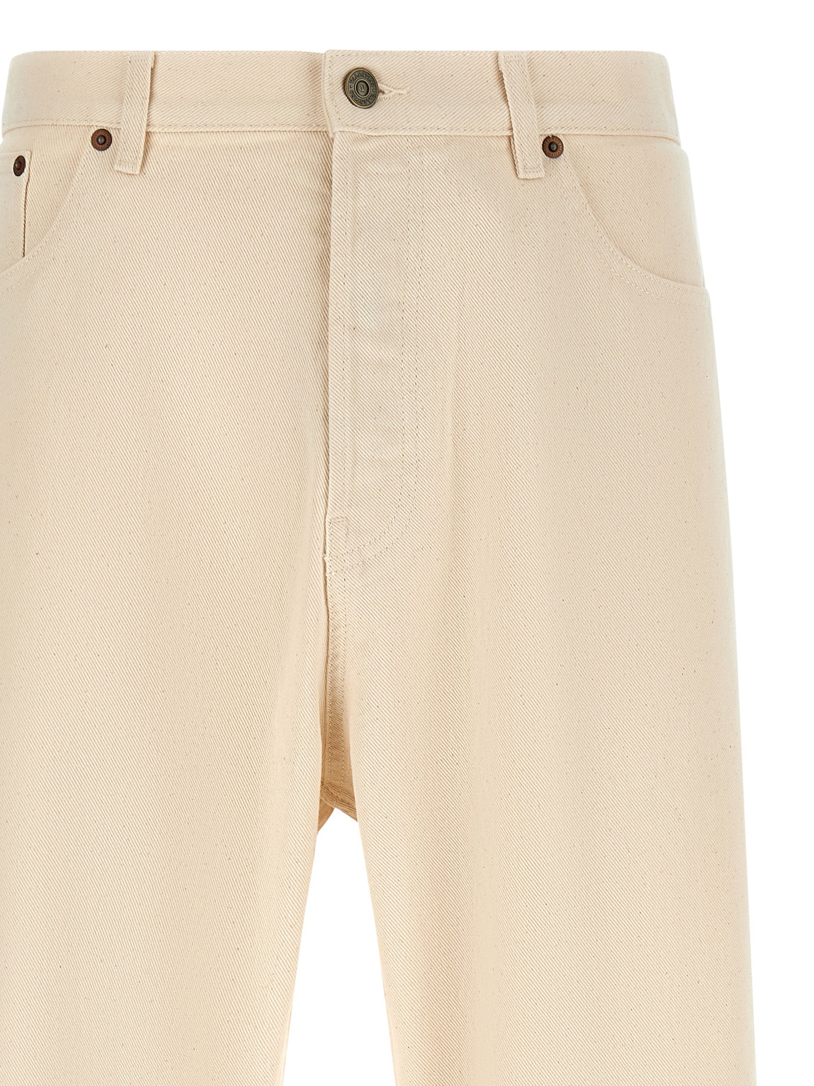 Jeans Valentino Garavani VGold Beige Cotton
