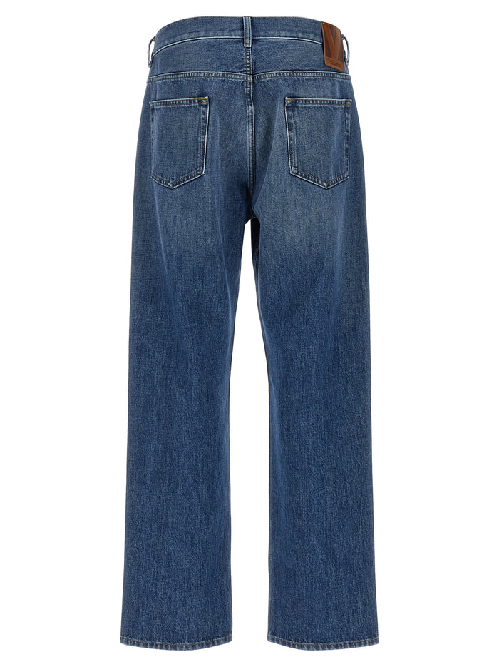 Valentino Garavani five-pocket jeans Blue Cotton