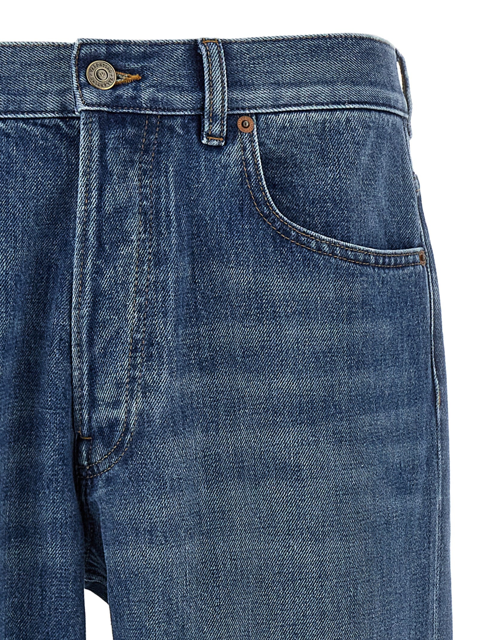 Valentino Garavani five-pocket jeans Blue Cotton