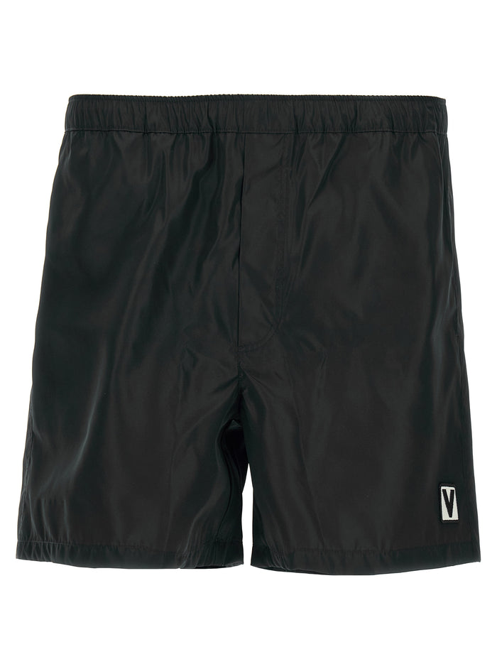 Valentino Garavani Chez Swimsuit Black Polyamide Beachwear