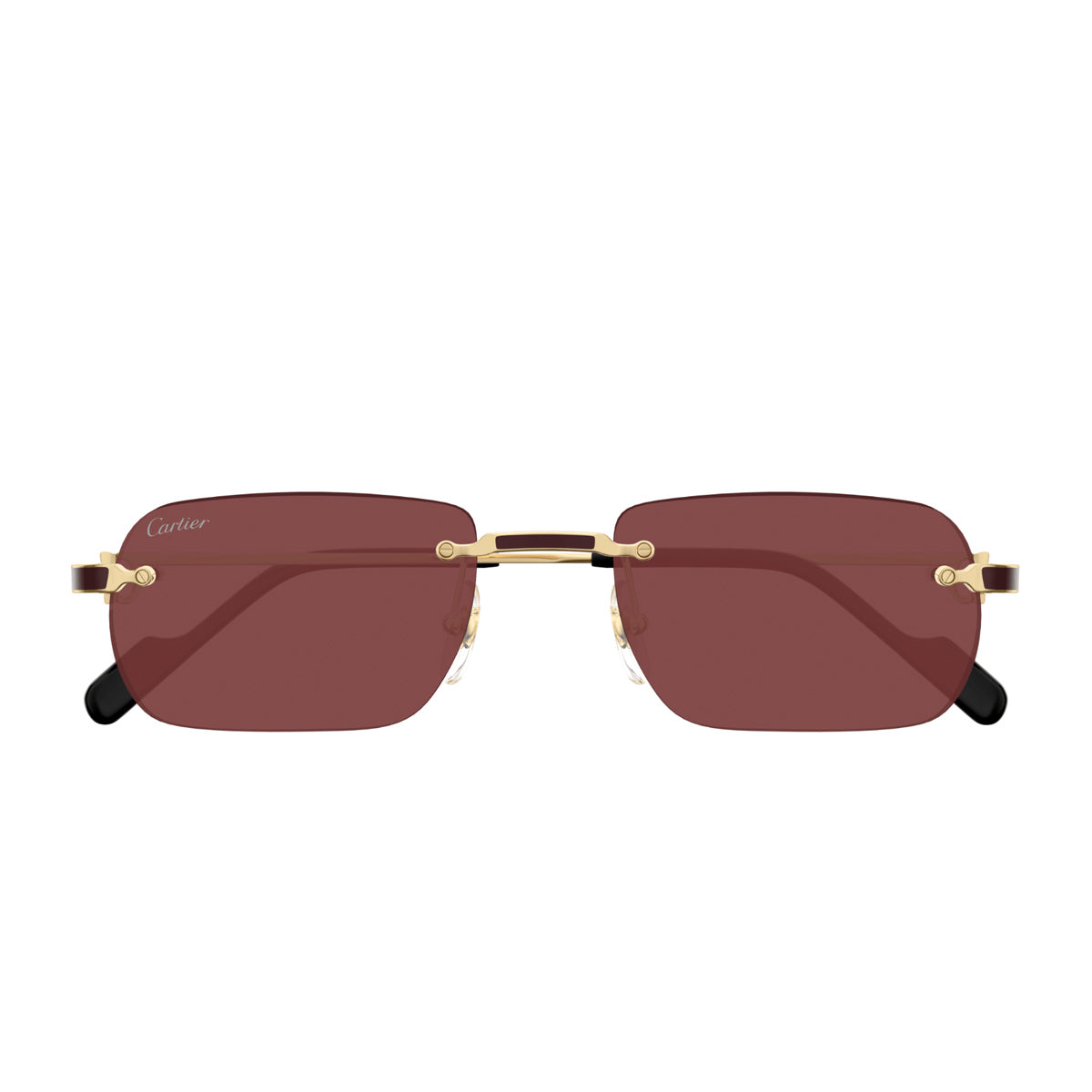 Cartier CT0498S Première de 002 Gold Red Oro Metal Occhiali Da Sole