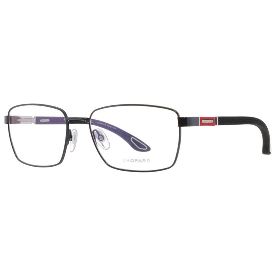 Preloved - Chopard Mens 57mm Shiny Palladium Black Eyeglasses Vchg88570583 One Color