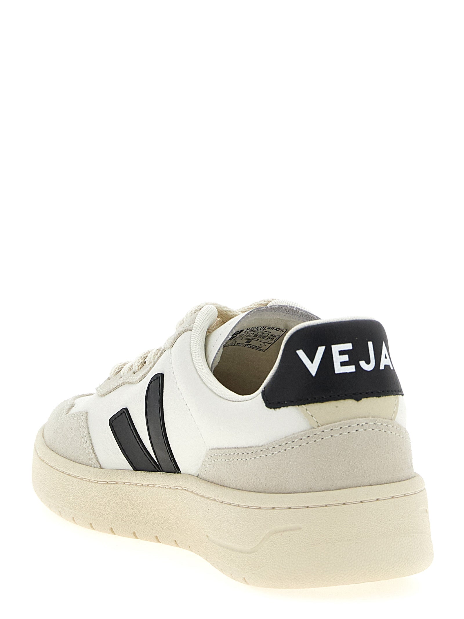 V-90 sneakers White/black Organic Traced Leather