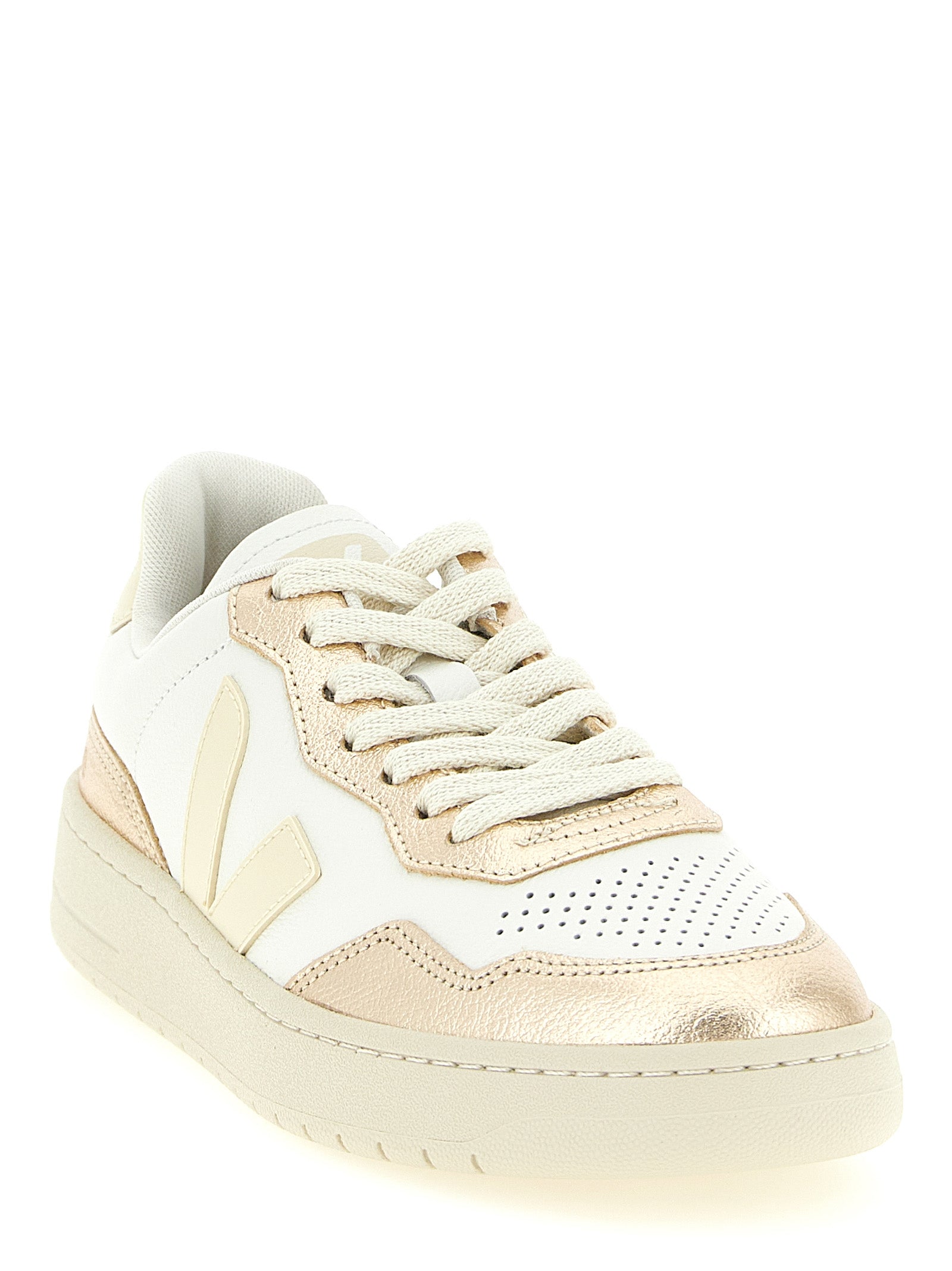 V-90 sneakers Gold Organic Traced Leather