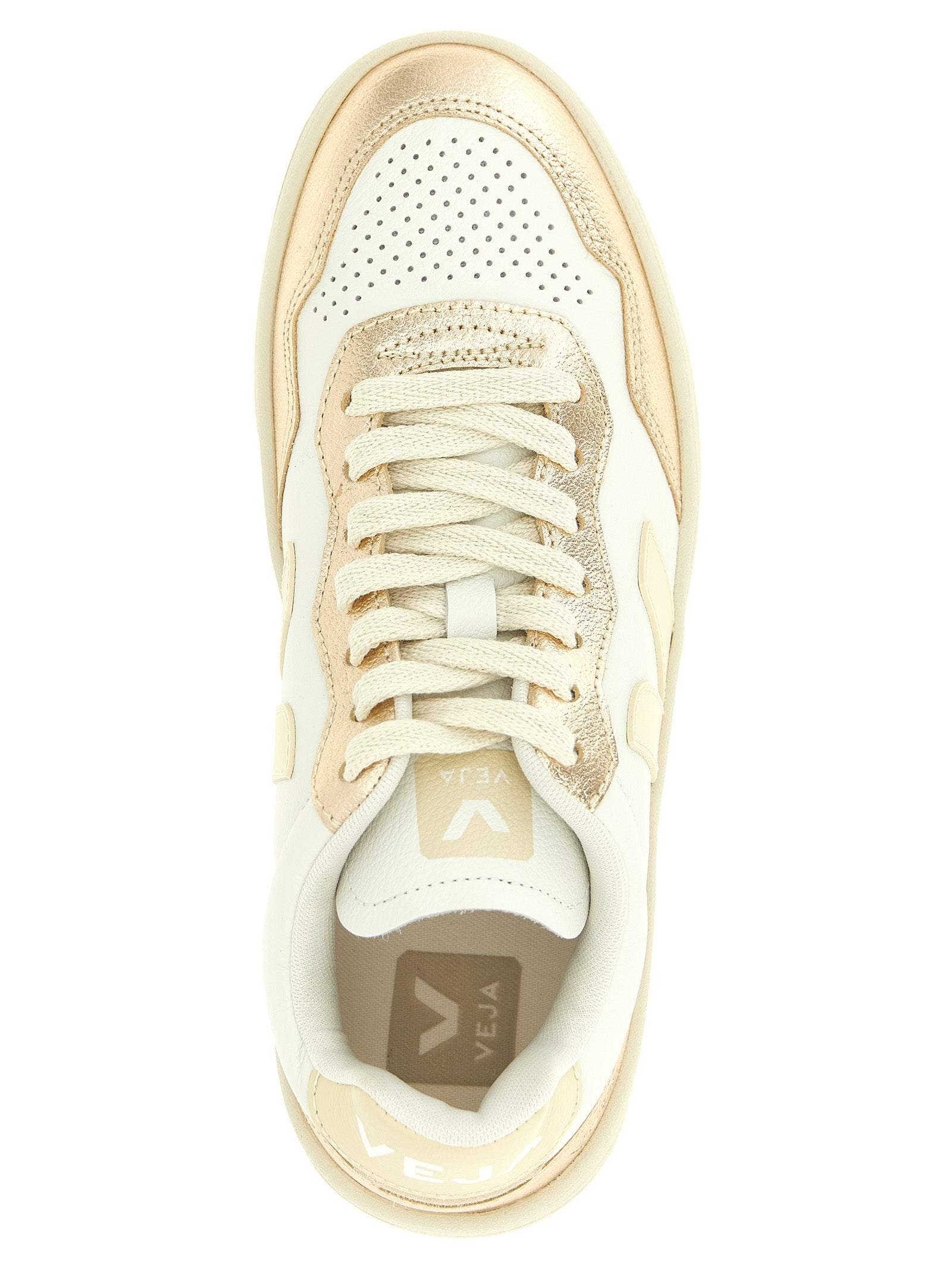 V-90 sneakers Gold Organic Traced Leather