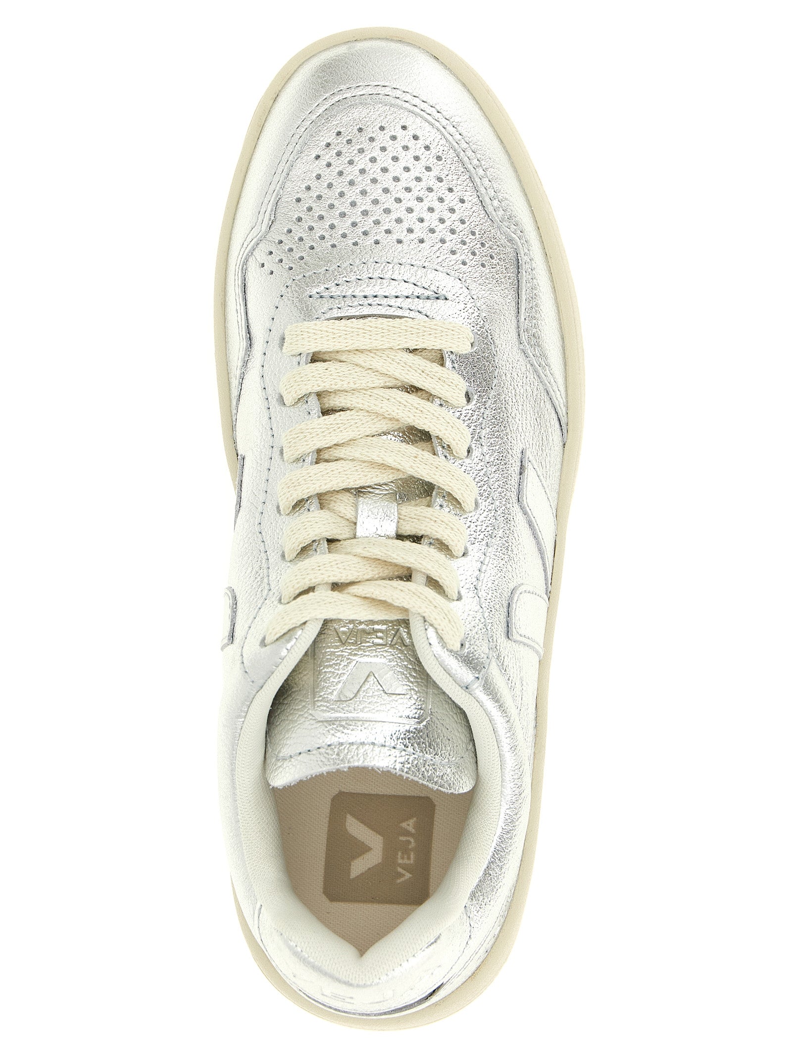 V-90 sneakers Silver Organic Traced Leather