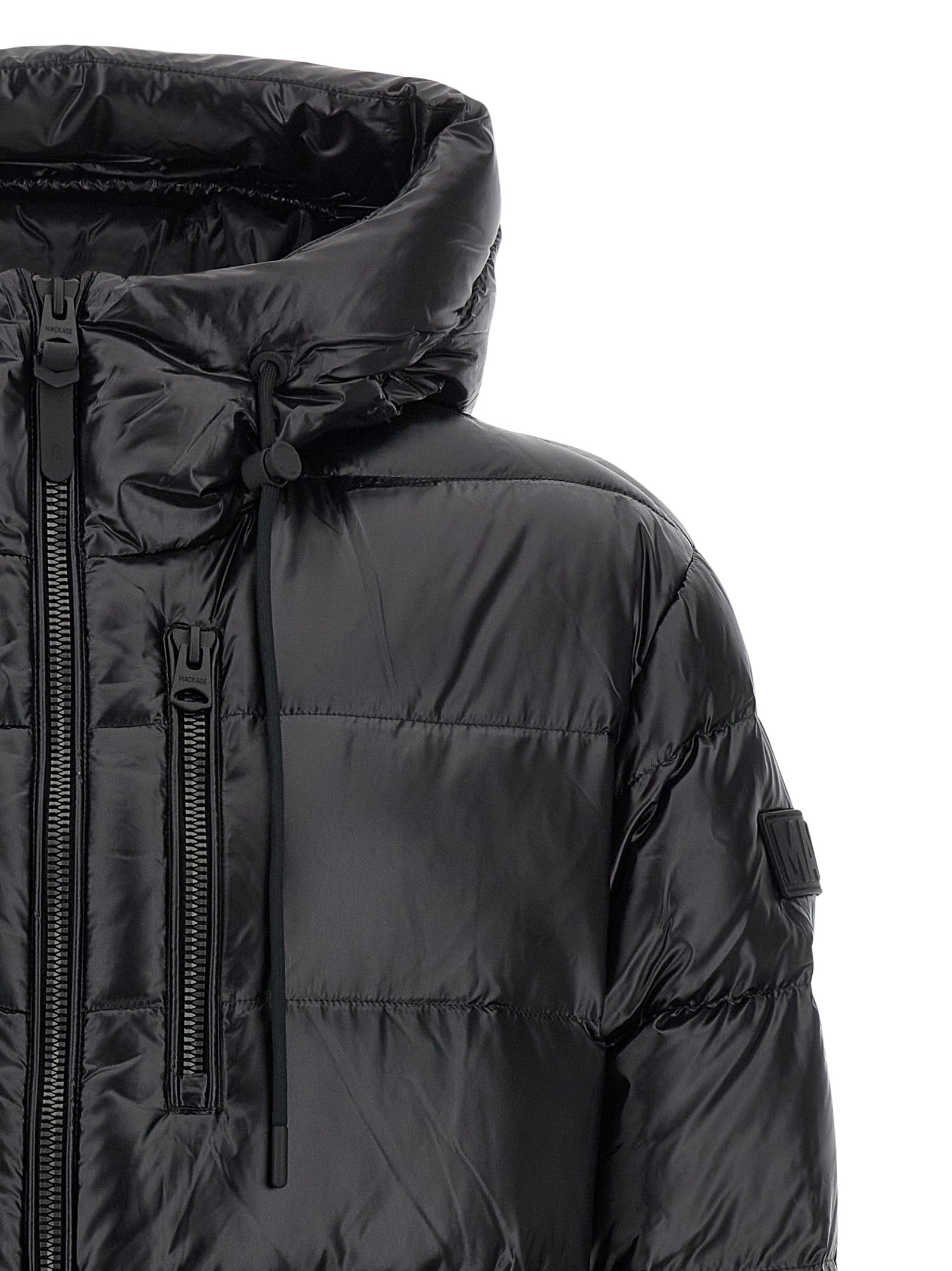 Victor-R down jacket Black Nylon Jacket, Parka, Casual