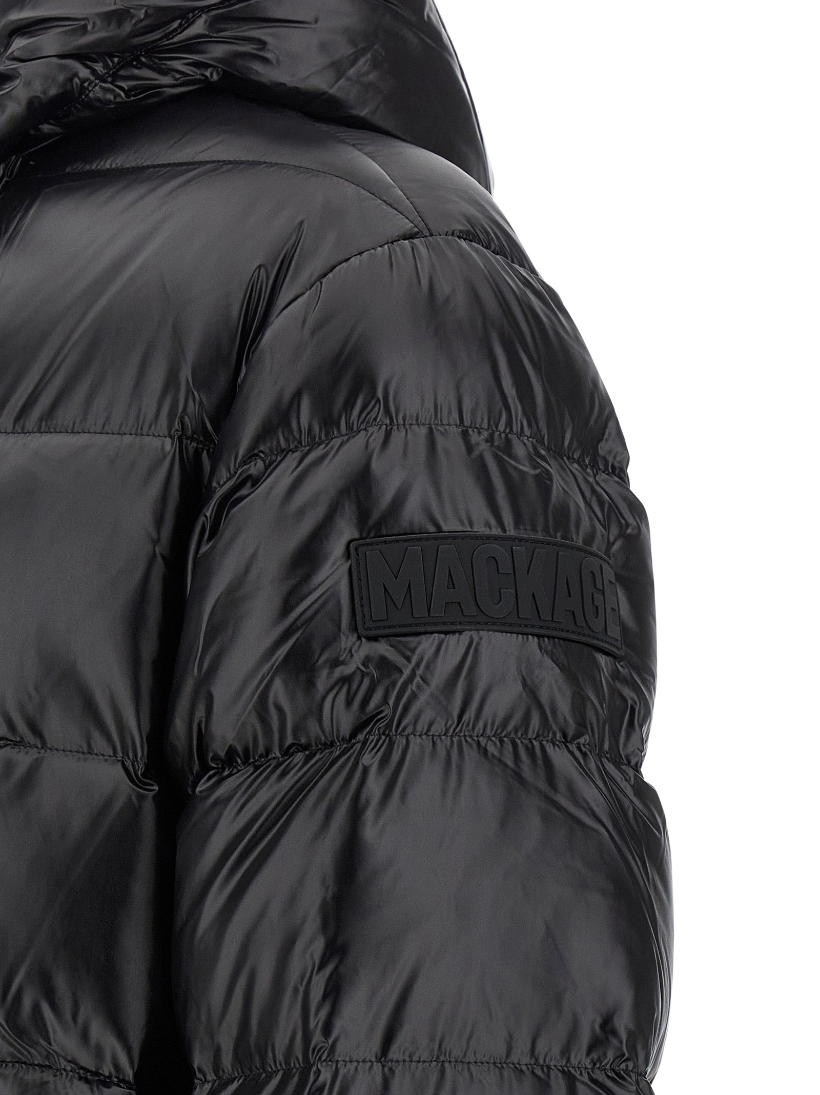 Victor-R down jacket Black Nylon Jacket, Parka, Casual