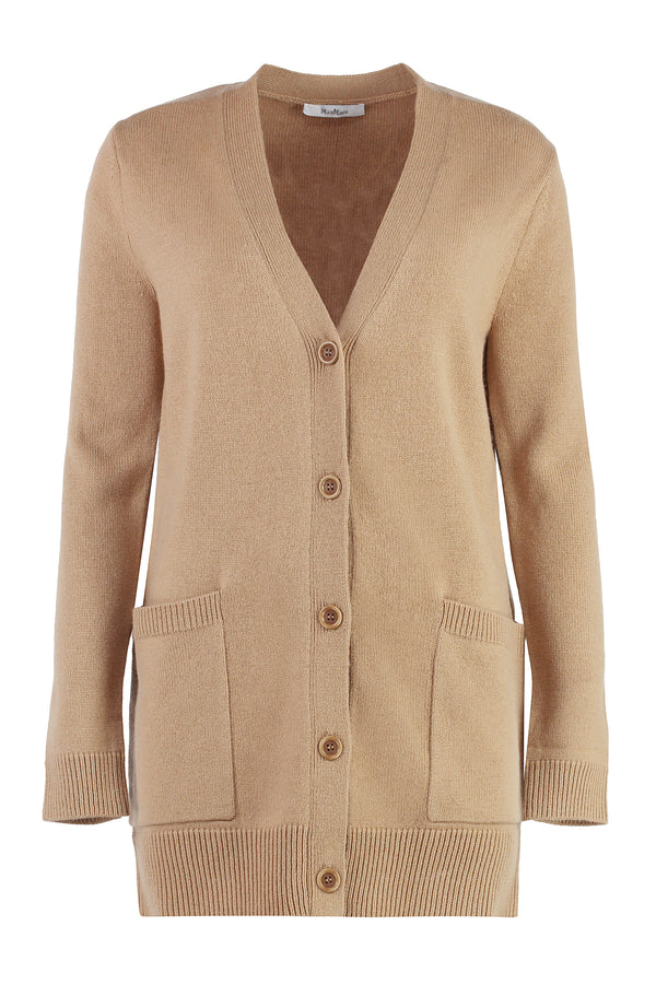 Villar Wool & Cashmere Cardigan Camel Cardigans