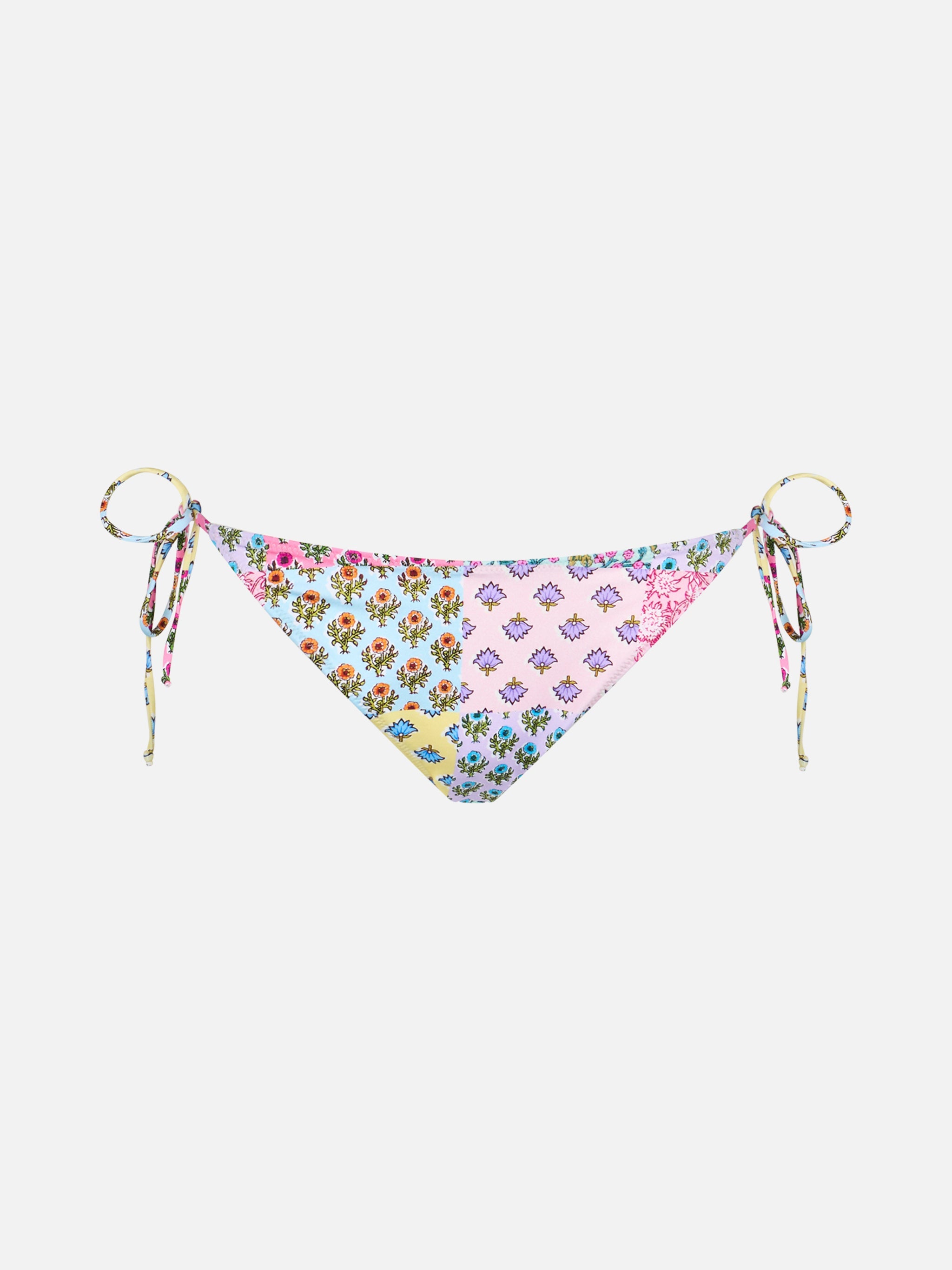 Virgo Multicolor Patch Swim Briefs Bottom