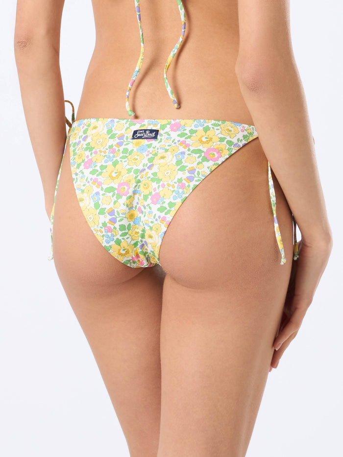 Virgo Betsy Floral Print Bikini Briefs | Special Edition Yellow Bottom