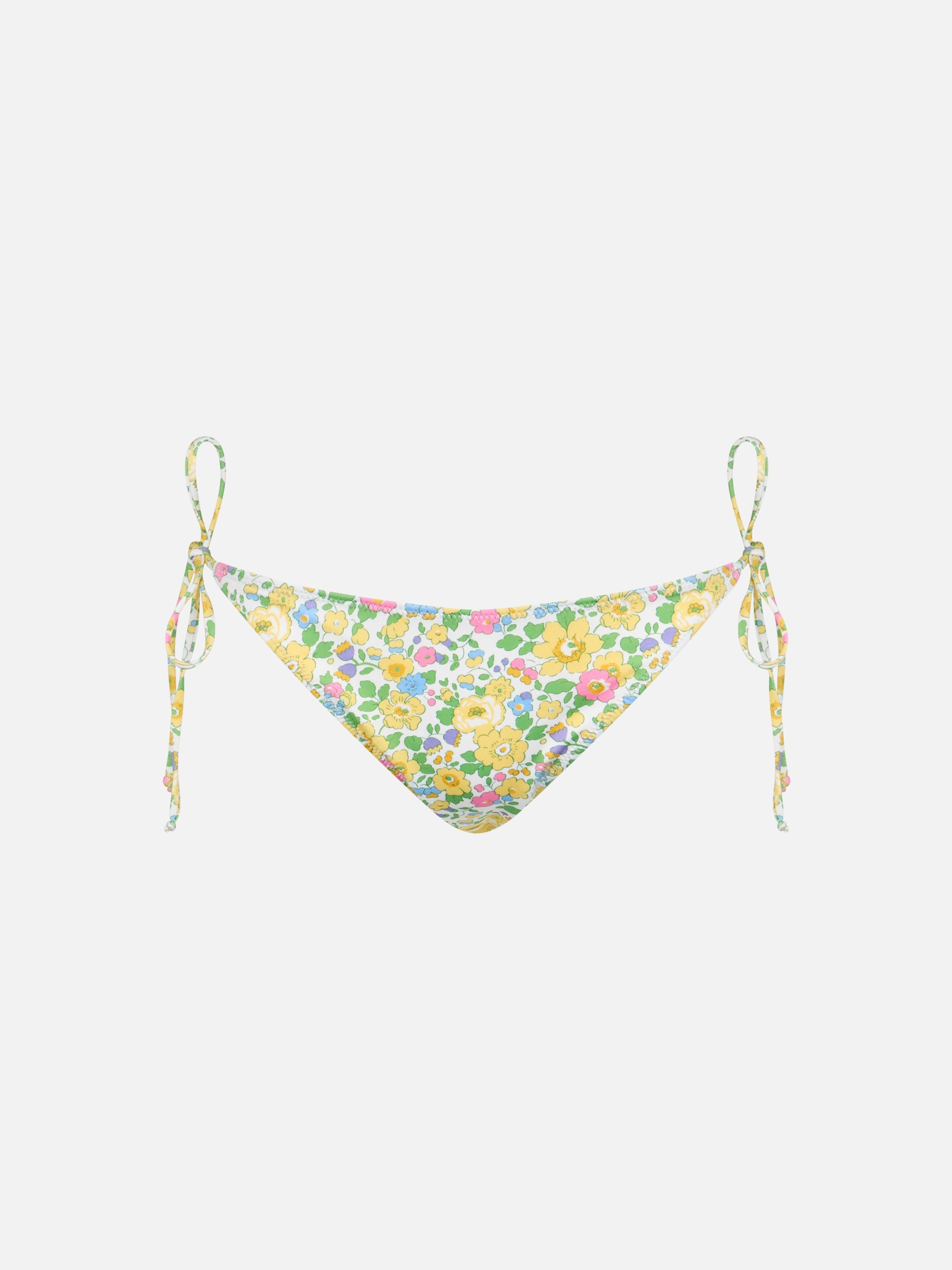 Virgo Betsy Floral Print Bikini Briefs | Special Edition Yellow Bottom