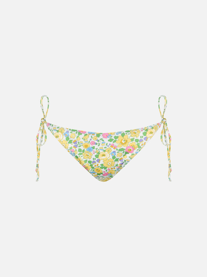 Virgo Betsy Floral Print Bikini Briefs | Special Edition Yellow Bottom