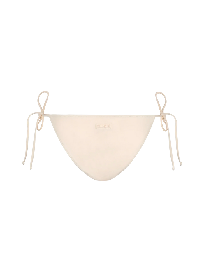 Virgo Swim Briefs With Rhinestones White Bottom